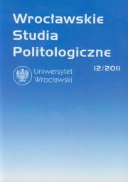 Opakowanie Wrocławskie Studia Politologiczne 12/2011