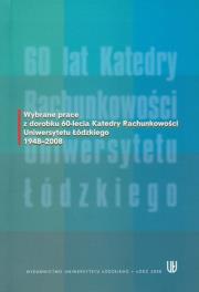 Opakowanie Wybrane prace z dorobku 60-lecia Katedry Rachunkowości Uniwersytetu Łódzkiego 1948-2008