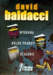Wygrana / Kolor prawdy / Ocalenie. Autor: David Baldacci. Dadada.pl Okładka książki Wygrana / Kolor prawdy / Ocalenie