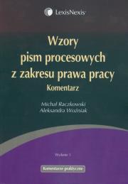 Okładka książki Wzory pism procesowych z zakresu prawa pracy