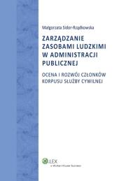 Okładka książki Zarządzanie zasobami ludzkimi w administracji publicznej