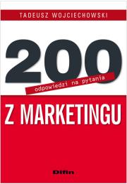 Okładka książki 200 odpowiedzi na pytania z marketingu