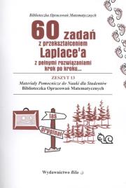 Okładka książki 60 zadań z przekształceniem Laplace'a
