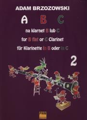 ABC na klarnet B lub C cz. 2 PWM. Autor: Brzozowski Adam. Dadada.pl Okładka książki ABC na klarnet B lub C cz. 2 PWM