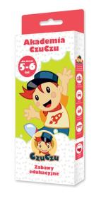 Akademia CzuCzu dla dzieci 5-6 lat Zabawy edukacyjne. Wydawca: Bright Junior Media. Dadada.pl Opakowanie Akademia CzuCzu dla dzieci 5-6 lat Zabawy edukacyjne