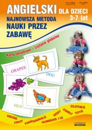 Angielski dla dzieci 3-7 Lat Karty obrazkowe Z.15. Autor: Opracowanie zbiorowe. Dadada.pl Okładka książki Angielski dla dzieci 3-7 Lat Karty obrazkowe Z.15