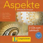 Aspekte 1 CD Mittelstufe Deutsch. Autor: Koithan Ute, Schmitz Helen, Sieber Tanja, Sonntag Ralf. Dadada.pl Okładka książki Aspekte 1 CD Mittelstufe Deutsch