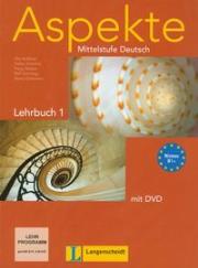 Aspekte 1 Lehrbuch + DVD. Autor: Koithan Ute, Schmitz Helen, Sieber Tanja, Sonntag Ralf, Ochmann Nana. Dadada.pl Okładka książki Aspekte 1 Lehrbuch + DVD