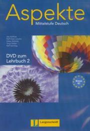 Aspekte 2 DVD Mittelstufe Deutsch. Autor: Koithan Ute, Losche Ralf-Peter, Schmitz Helen, Sieber Tanja, Sonntag Ralf. Dadada.pl Okładka książki Aspekte 2 DVD Mittelstufe Deutsch