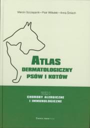 Okładka książki Atlas dermatologiczny psów i kotów tom 1