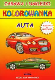 Auta Kolorowanka. Autor: Tonder Krzysztof. Dadada.pl Okładka książki Auta Kolorowanka