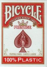 Bicycle Prestige Talia kart plastikowych. Wydawca: U.S.Playing Card Company. Dadada.pl Opakowanie Bicycle Prestige Talia kart plastikowych