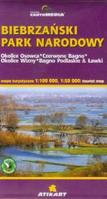 Opakowanie Biebrzański Park Narodowy mapa turystyczna 1:100 000
