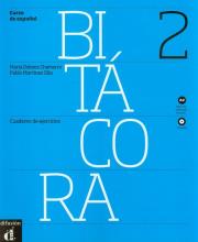 Bitacora A2 ćwiczenia + CD. Autor: Chamorro Dolores Maria, Gila Martinez Pablo. Dadada.pl Okładka książki Bitacora A2 ćwiczenia + CD