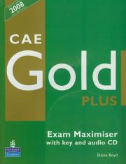 CAE Gold Plus Exam Maximiser with key z płytą CD. Autor: Boyd Elaine. Dadada.pl Okładka książki CAE Gold Plus Exam Maximiser with key z płytą CD