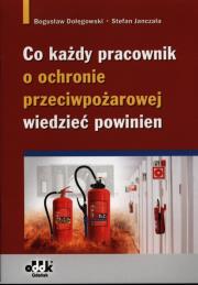 Okładka książki Co każdy pracownik o ochronie przeciwpożarowej wiedzieć powinien