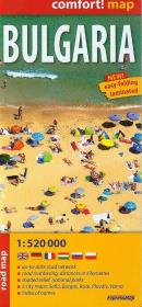Okładka książki Comfort! map Bulgaria 1:520 000 laminat w.ang