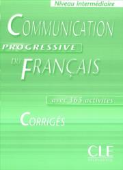 Communication progressive du Francais intermediaire Klucz. Autor: Miquel Claire. Dadada.pl Okładka książki Communication progressive du Francais intermediaire Klucz