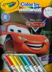 Okładka książki Crayola Kolorowanie po numerach Disney Cars