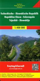 Okładka książki Czechy Słowacja mapa drogowa 1:400 000