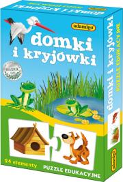 Opakowanie Domki i kryjówki Puzzle edukacyjne