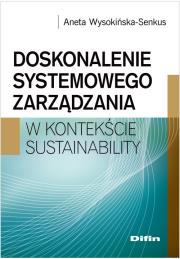 Okładka książki Doskonalenie systemowego zarządzania... DIFIN