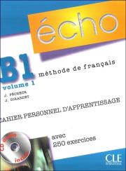 Echo B1 część 1 ćwiczenia + CD. Autor: Girardet J., Pecheur J.. Dadada.pl Okładka książki Echo B1 część 1 ćwiczenia + CD