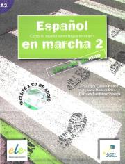 Espanol en marcha 2 Podręcznik z 2 płytami CD. Autor: Castro Viudez Francisca. Dadada.pl Okładka książki Espanol en marcha 2 Podręcznik z 2 płytami CD