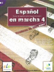 Espanol en marcha 4 ćwiczenia. Autor: Castro Viudez Francisca, Alvarez Pinero Mercedes, Rodero Diez Ignacio, Sardinero Franco Carmen. Dadada.pl Okładka książki Espanol en marcha 4 ćwiczenia