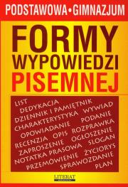 Okładka książki Formy wypowiedzi pisemnej