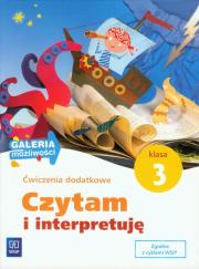 Galeria możliwości SP 3 Czytam i interpretuję WSiP. Autor: Anna Borchard, Środoń Maria, Boboryk Anna. Dadada.pl Okładka książki Galeria możliwości SP 3 Czytam i interpretuję WSiP