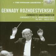 Okładka książki Gennady Rozhdestvensky conducts Shostakovich