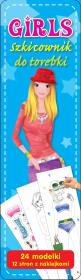 Okładka książki Girls - Szkicownik do torebki - niebieski