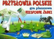 Okładka książki Gra planszowa. Przysłowia polskie- niesforne żabki