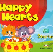 Happy Hearts  Starter SB + DVD EXPRESS PUBLISHING. Autor: Jenny Dooley - Virginia Evans. Dadada.pl Okładka książki Happy Hearts  Starter SB + DVD EXPRESS PUBLISHING