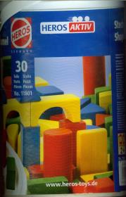Opakowanie Heros Klocki drewniane 30 elementów