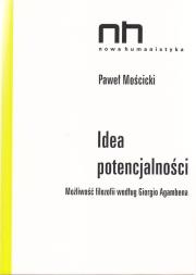 Idea potencjalności. Autor: Paweł Mościcki. Dadada.pl Okładka książki Idea potencjalności