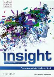 Insight Pre-Intermediate SB PL OXFORD. Autor: Fiona Beddall, Jayne Wildman. Dadada.pl Okładka książki Insight Pre-Intermediate SB PL OXFORD
