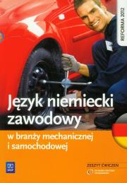 Okładka książki Język niemiecki zawodowy w branży samochodowej