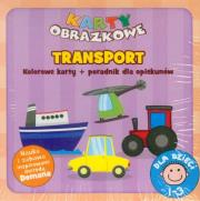 Karty obrazkowe Transport. Autor: OPRACOWANIE  ZBIOROWE. Dadada.pl Okładka książki Karty obrazkowe Transport