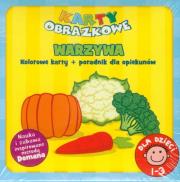 Karty obrazkowe Warzywa. Autor: Opracowanie zbiorowe. Dadada.pl Okładka książki Karty obrazkowe Warzywa