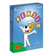 Okładka książki Karty Piotruś + Pamięć. Reksio ALEX