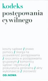 Kodeks postępowania cywilnego. Autor: Agnieszka Kaszok. Dadada.pl Okładka książki Kodeks postępowania cywilnego