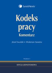 Okładka książki Kodeks pracy Komentarz