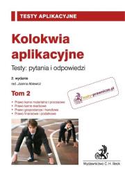Kolokwia aplikacyjne. Wydawca: C.H. Beck. Dadada.pl Opakowanie Kolokwia aplikacyjne