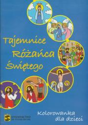 Okładka książki Kolorowanka dla dzieci. Tajemnice Różańca Świętego