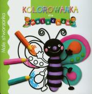 Kolorowanka dla maluchów - Małe stworzonka. Autor: Beaumont Emilie. Belineau Nathalie.. Dadada.pl Okładka książki Kolorowanka dla maluchów - Małe stworzonka