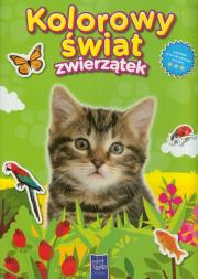 Okładka książki Kolorowy świat zwierzątek - Zielona kot