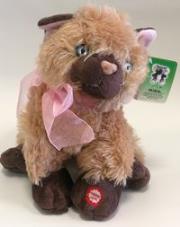 Opakowanie Kotka Pussy brązowa miaucząca 21cm