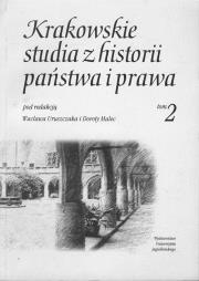 Opakowanie Krakowskie studia z historii państwa i prawa